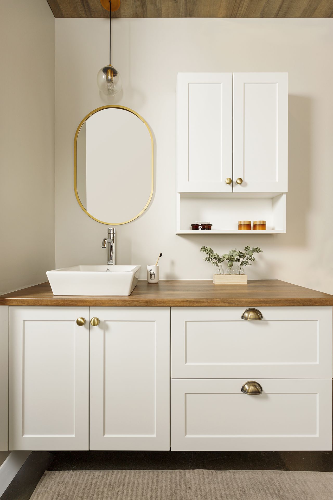 Plan de travail salle de bain