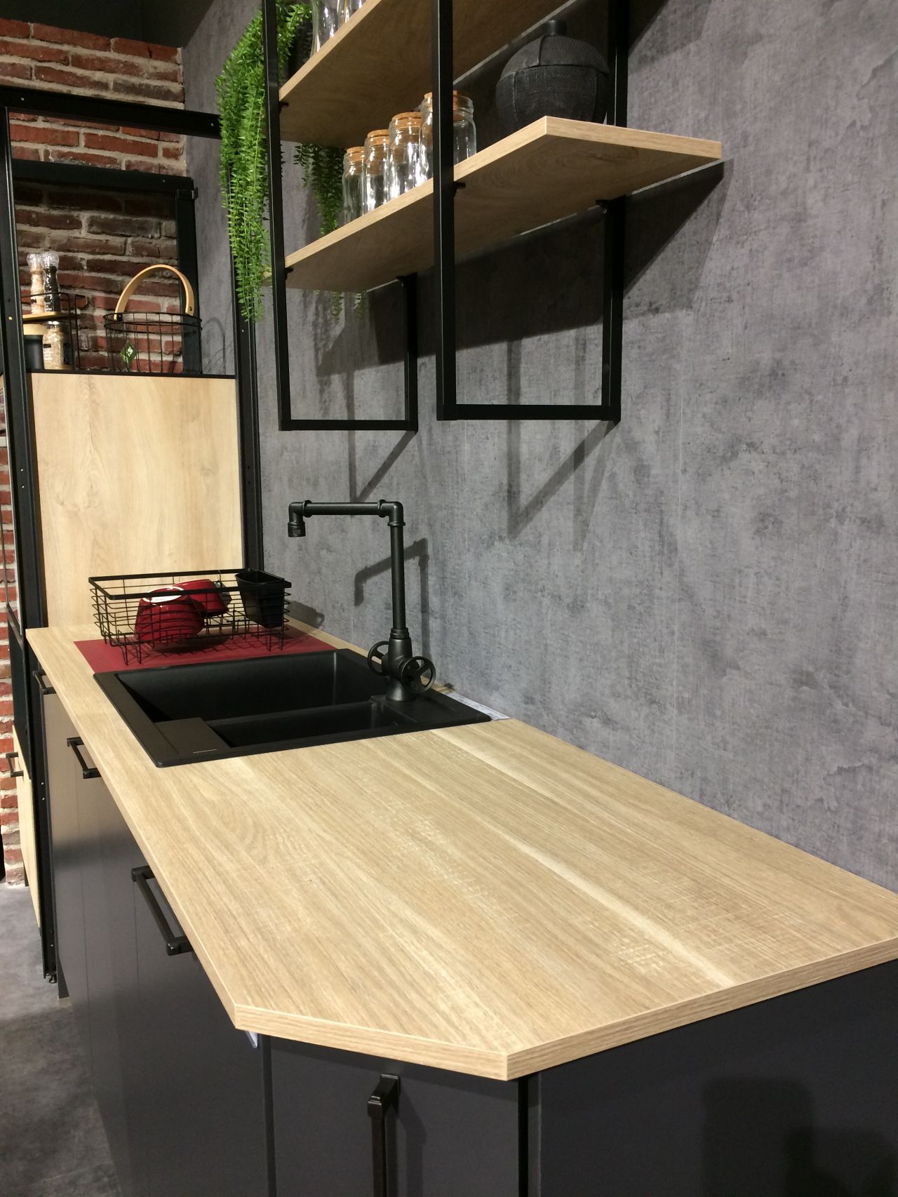 Plan de travail stratifié compact